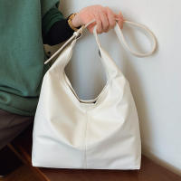 Bolso De Hombro Vintage Para Mujer Con Gran Capacidad Y Correa Cruzada Retro Tote Para Comunicación Material PU Sólido - details 5