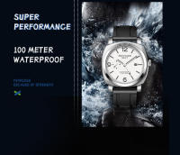 Reloj De Pulsera Automático SEAKOSS GMT Para Hombres Resistente Al Agua 10Bar Movimiento Seagull ST2557 De Acero Inoxidable 316L Luminoso Calendario Esportivo - details 8