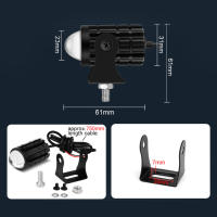 2 PCS Faros LED Super Brillantes Para Motocicleta Con Interruptor Lente De Proyector Explorador LED Auxiliar Para Nebulosa - details 0