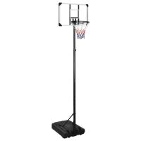 vidaXL Canasta de baloncesto policarbonato transparente 280-350 cm - details 0