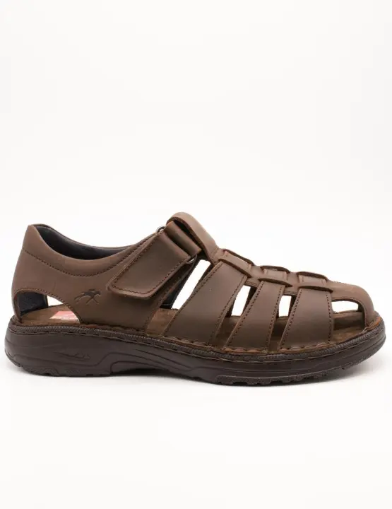 Sandalia Fluchos F2199 Engrasado Gaucho Marrón de Hombre - 1