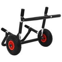 vidaXL Carrito plegable de kayak aluminio 90 kg - details 4