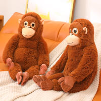 Juguete De Peluche Gorila Realista Para Niños Regalos De Cumpleaños Animal De Zoo Wild Onez Juguete Suave De Algodón PP - details 4