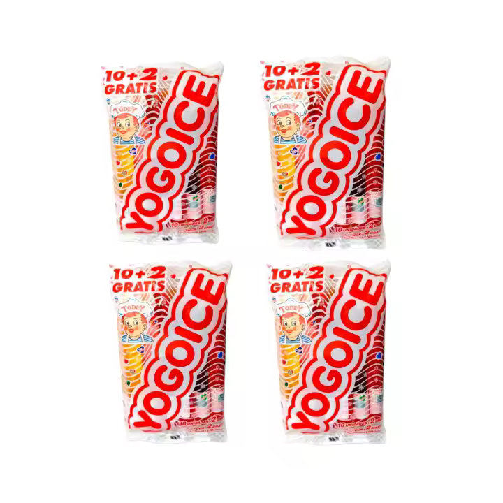 Sorbete YOGOICE Helado - POLO - 4 Paquetes de 12 Unidades - 1