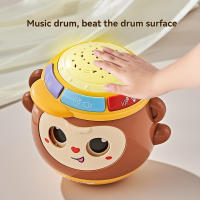 Batería De Mano Mono Juguete Educativo Temprano Multifuncional Con Luz Y Música Proyección De Ritmo Para Niños - details 3