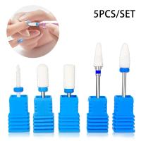 Juego De 5 Piezas De Brocas De Uñas De Cerámica Para Máquina Eléctrica Herramientas De Manicura Y Pedicura Accesorios De Uñas - details 0