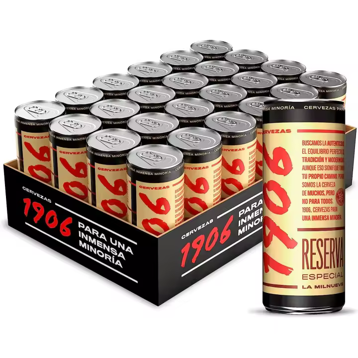 Cerveza 1906 lata 33cl (24unidades) - 1