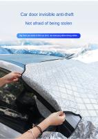 Protector De Parabrisas Para Invierno Cubierta Anticongelante Para Ventana Delantero Protección Contra La Nieve Y Hielo Material De Poliéster No Tejido Grueso - details 3