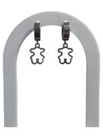 Pendientes silueta de oso - Mujer - Acero Inoxidable - Hipoalergenicos - Alta Calidad - Dorados y Plateados - details 1