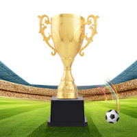 Trofeo De Plástico Dorado Para Premiar Juegos Y Escuela Juguetes Educativos Tempranos Regalo De Fútbol Medallas De Campeonato - details 1
