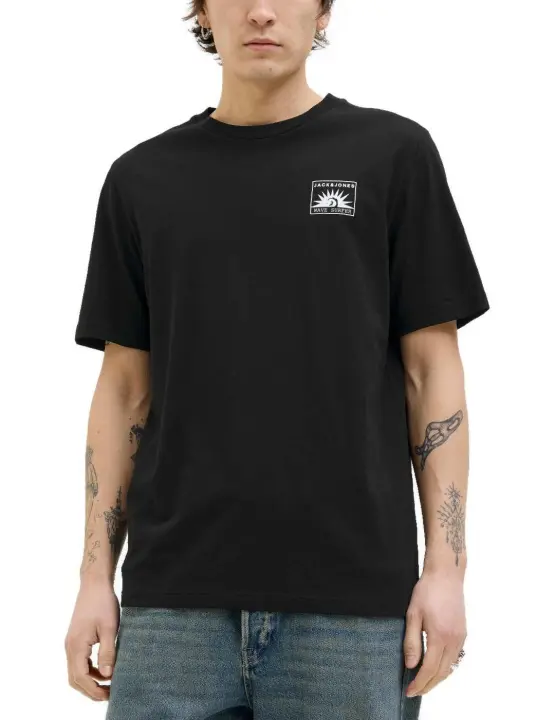 Camiseta Jack&Jones One negro manga corta para hombre - 1