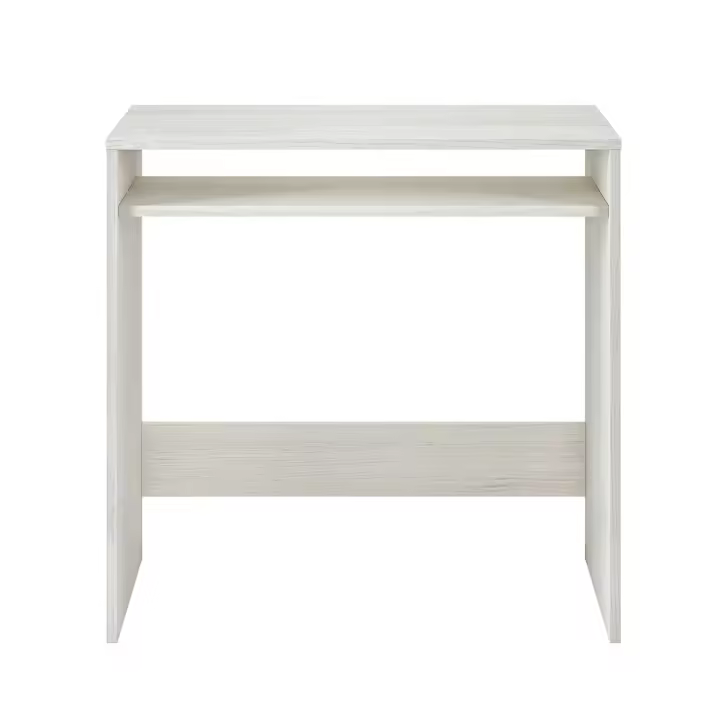 Mesa de Escritorio Compacta Desk Blanco 78x79x43 Cm - Melamina de Primera Calidad - Resistente y Fácil de Usar - 1