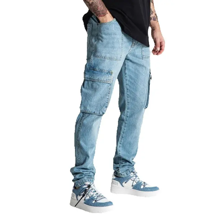 PANTALON VAQUERO CARGO GIANNI KAVANAGH - 1