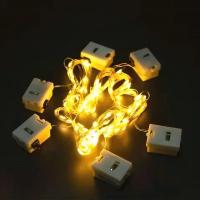 Luces LED De Hadas Para Decoración De Navidad Y Bodas. Cadena De Luz Con Botón De Pilas Para Habitación, Sala De Estar, Jardín. Guirnalda Decorativa Para Año Nuevo Y Otras Celebraciones. - details 0