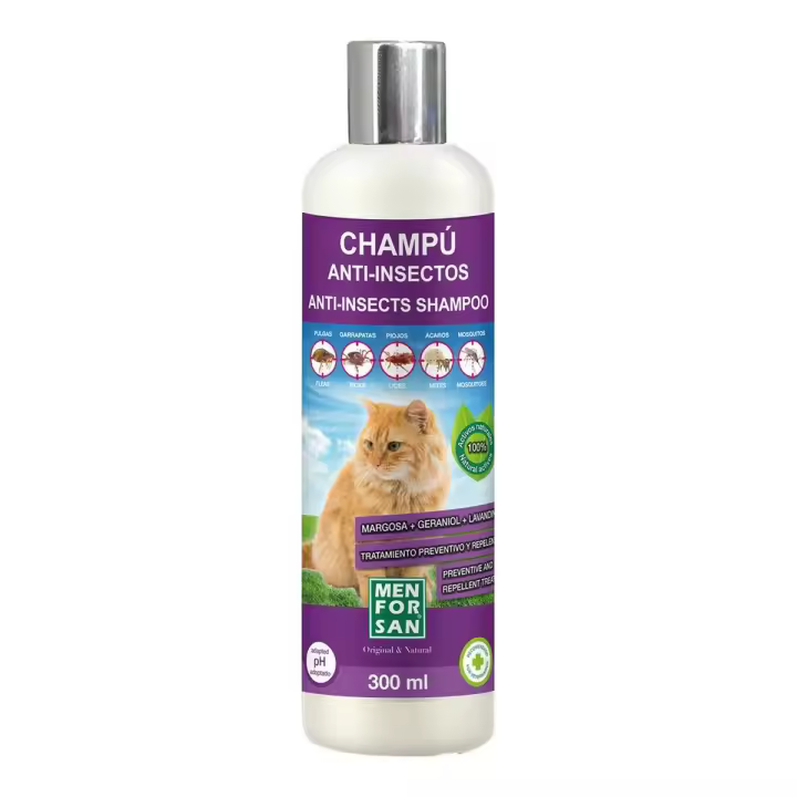 Champú Menforsan 300 ml Gato Repelente de insectos - 1