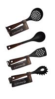 Set de 4 Utensilios de Cocina Percutti Legno - Nylon y Mango Soft Touch - details 6