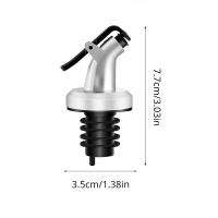 3pcs Tapón De Aceite De Oliva Silicona No Derramamiento Dispensador Creativo Para Botella De Vinagre Y Aceite Ecológico Y Sin BPS - details 5