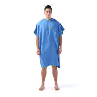 Poncho De Playa Con Capucha Para Adultos Toalla De Baño De Microfibra Toalla De Natación Wetsuit Toalla Cambio Surf - details 3