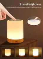 Lámpara De Mesa LED Recargable USB Luz Nocturna RGB 13 Colores Con Control Remoto Y Botón Táctil Para Decoración De Habitación Y Escritorio - details 2