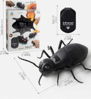 Extraño Juguetes De Terror Para Halloween: Rociador De Mala Suerte Control Remoto De Roedor Y Araña Simulación Divertida Para Niños - details 1