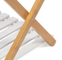 Estantería de Bambú - The Secret Home - Organizador Multiusos - Blanco y Natural - Eficiente y Decorativa - details 3