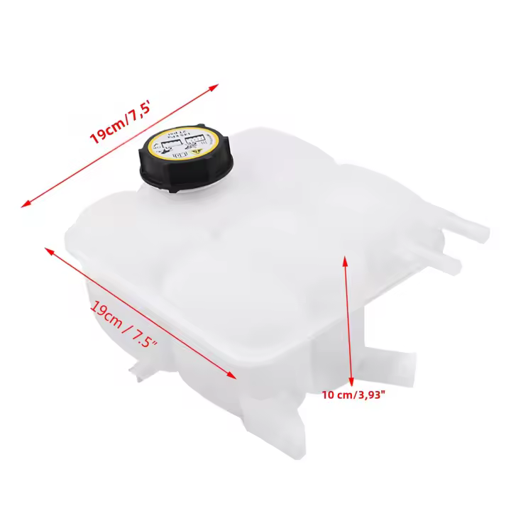 Tanque De Recuperación De Antifreeze Para Automóvil Con Tapa Reservorio De Expansión Plástico Blanco Para Mazda 3 2004-2012 LF8B-15-350B - 1