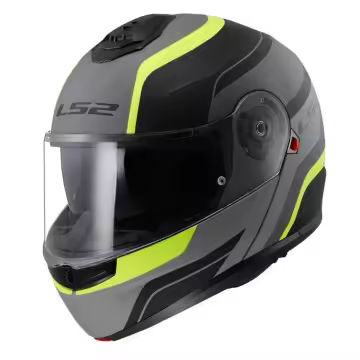 Casco Modular LS2 FF908 Strobe II Monza Matt Black H-V Yellow 22.06 569082254 - 1