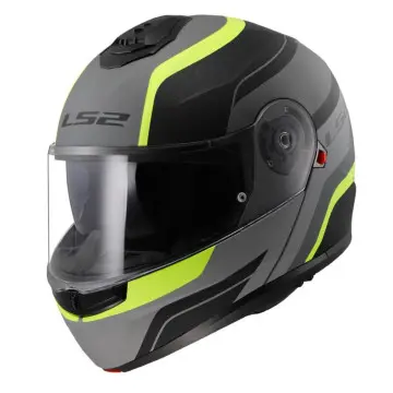 Casco Modular LS2 FF908 Strobe II Monza Matt Black H-V Yellow 22.06 569082254 - 1