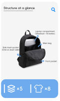 Mochila De Viaje Impermeable Grande TINYAT Para Hombres Y Mujeres Mochila Multifuncional Estudiantil Con Capacidad Para Computadora - details 2