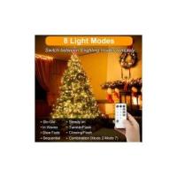 Luces de Navidad, 38,2 M 320 LED Luces de Arbol de Navidad, 8 Modos con Función de Memoria y Control Remoto Luz Cadena Ligera Navidad para Jardín, Balcón, Interior, Boda, Fiesta - Blanco Cálido - details 1