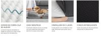 Cama para Mascotas Extra Grande 105x81x18 - Comodidad y Descanso para tus Mascotas - details 0