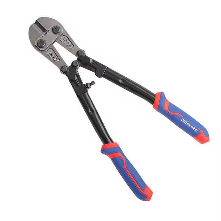 WORKPRO Cizalla 350mm (14 Pulgadas) - Acero Cr-mo - Mango Tricolor Antideslizante - 1