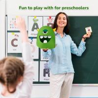 Juguetes Educativos Montessori De Aprendizaje Alfabeto Colores Y Formas Juego Divertido De Monstruos Para Reconocimiento De Letras Edad 3-6 - details 5