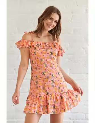 Vestido Maggie Sweet Manuela frutas - 1