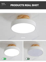 Lámpara De Techo LED Macaron Moderna Para Pasillo Aisles Corredor Escaleras Foyer Balcón Dormitorio Baño Iluminación Interior Fijación Self-Contained Incluye Bombillas - details 10