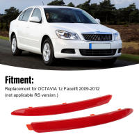 Juego De Reflejadores De Parachoques Trasero Para OCTAVIA 1z Facelift 2009-2012 Izquierdo Y Derecho 1Z0945105A 1Z0945106A Material ABS - details 6