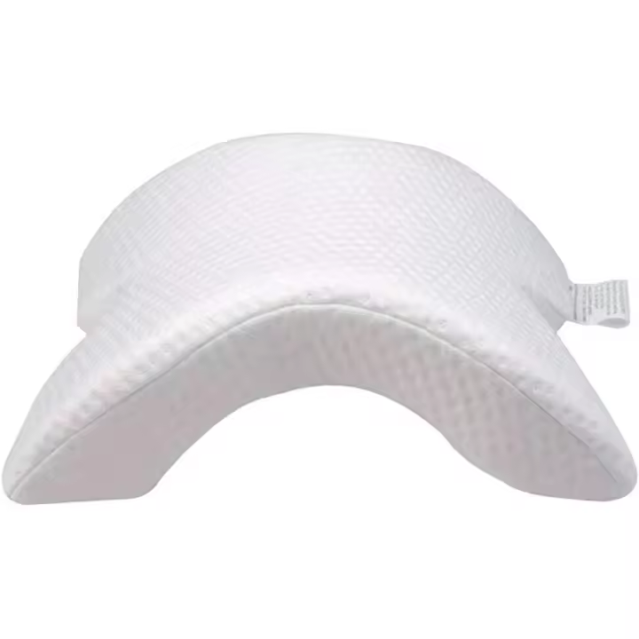 ARISE SHOP-Almohada con arco de espuma viscoelástica 100 %, almohada con arco, almohada de presión de rebote lento, romántica para dormir en pareja, fresca y cómoda, anti nudos de mano - 1