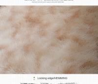 Alfombra Redonda De Peluche Suave Artificial Cabello Largo Tapete Suave Para Piso Decoración De Hogar Dormitorio Sala De Estar Moderna - details 20