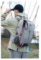 Mochila De Camping Y Senderismo 40L Con Cubierta De Lluvia Bolsa De Viaje Para Exteriores Escalada Y Deportes Unisex - details 6