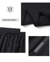 Pantalones Deportivos De Correr Para Hombre Transpirables Y Elásticos Ice Silk Jogging Ajustables Para Gimnasio Y Entrenamiento Al Aire Libre Talla Hasta 8XL - details 7