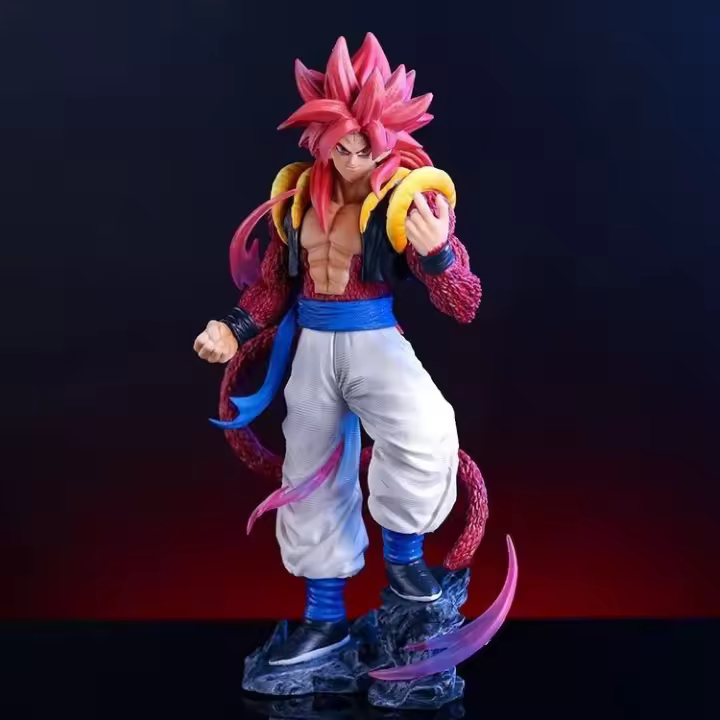 Figura De Acción Dragon Ball Z Super Saiyan 4 Gogeta PVC 26cm Colección De Juguetes Modelos Para Regalos Unisex - 1