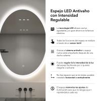 Espejo de Baño con Luz Led UBUD 55 X 75 Cm - details 2