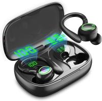 Auriculares Bluetooth Inalámbricos 5.3 Sports Con Micrófono Reducción De Ruido TWS Estéreo Alta Fidelidad Toques Sensibles Para Correr Y Estudiar Negro - details 0