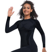 SSITO Ropa de Yoga with Curve de Sirena, ropa de conducción al Aire Libre, ropa de Esquí, ropa interior Térmica Deportiva, ropa de compresión para Corre, Tops para Mujer - details 5