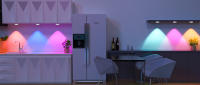 WILLED 6 PCS Luz Nocturna Recargable RGB Con Control Remoto Y Función De Programación LED Para Armario De Cocina Estante - details 1