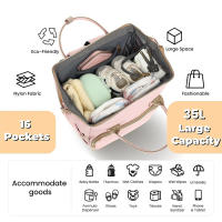 Nueva mochila para mamá de gran capacidad, moderna, sencilla y versátil, portátil para exteriores, para madres y bebés. - details 4