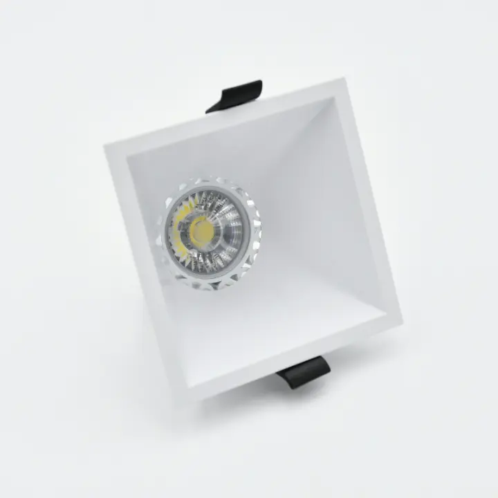 LED7 - Aro Empotrable Cuadrado para GU10 Cónico 603 - 1