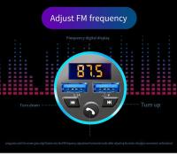 Cargador De Coche Digital 3.1A Dual USB Multifuncional Con Pantalla Bluetooth Receptor Audio Sin Perdida Calidad MP3 - details 15