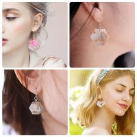 Molde De Silicona Para Pendientes Y Collares En Forma De Corazón Y Círculo Para Creación De Joyas Y Resina Epoxy DIY - details 3
