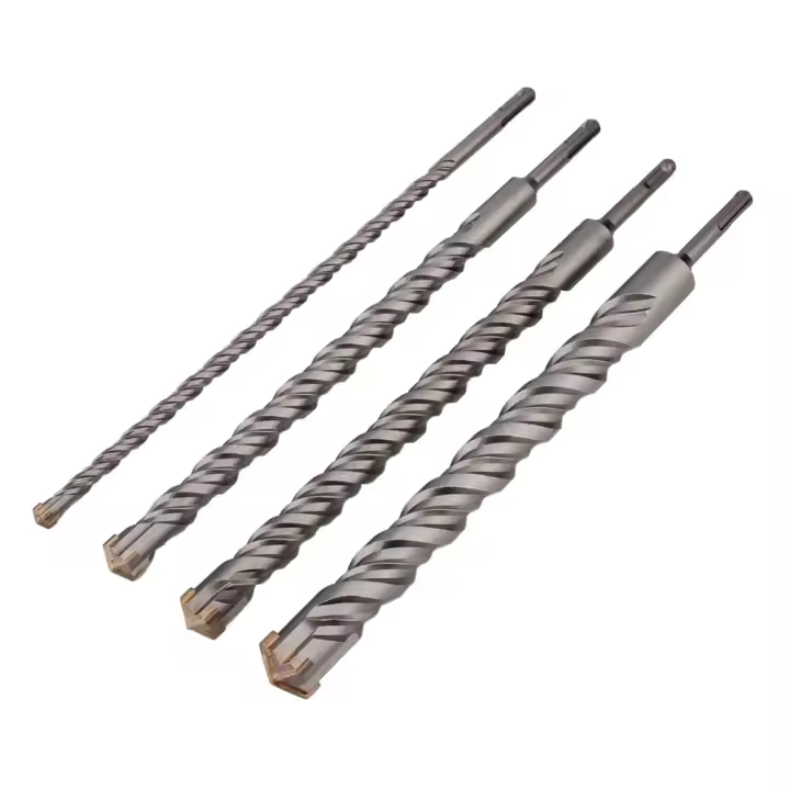 Martillo De Perforación De Impacto Cruzado 450mm Con Cabeza De Aluminio Y Acero Para Concreto Paredes Azulejos Mármol Granito SDS plus - 1